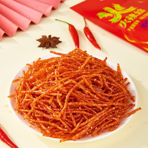 
Hip Hop Long Hot Spicy Strips Childhood Spicy Strips Childhood Spicy Strips Childhood Snacks Childhood SN3884 4 times spicy hot hot silk * 4 packs