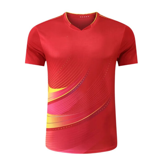 
Butterfly jersey 2025 new national team table tennis uniform suit men's and women's competition uniform Wang Chuqin quick-dry sports group purchase custom 6626 red men's top XL