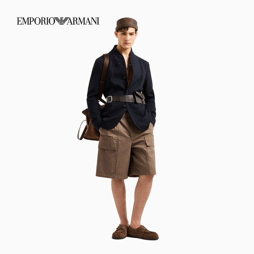 Emporio Armani / Armani Flagique officielle des vêtements de travail larges masculins de travail des Bermudes chinoises U6195-Pearl Chocolate Color 52 (XL)