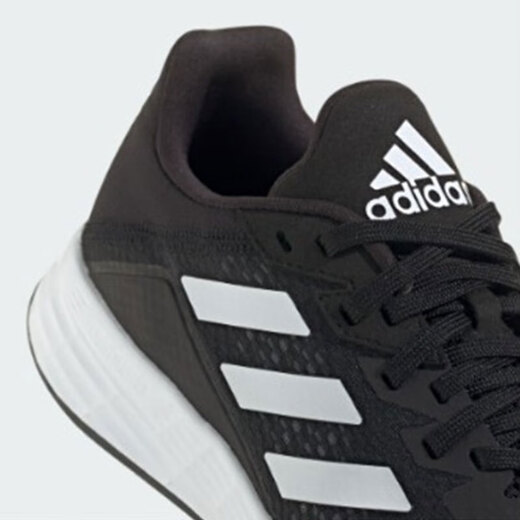 阿迪达斯 （adidas）官方网男鞋2025新款透气缓震轻便黑武士健步训练运动鞋学生跑步鞋 JQ9716/黑白 42