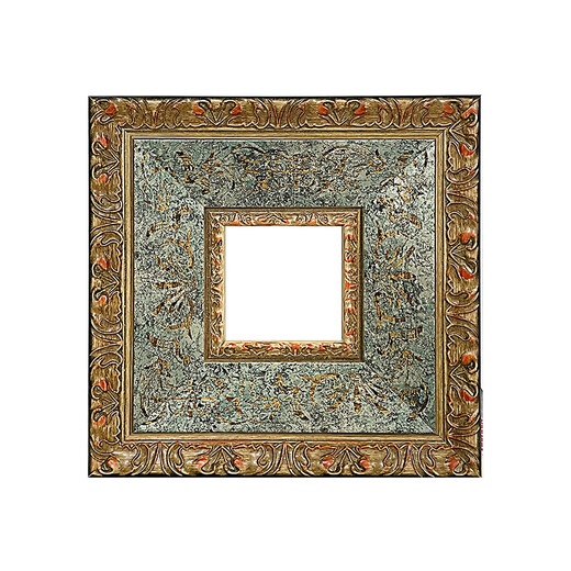 定制复古实木装裱画框装饰相框喷漆原木风油画空框外框客厅挂墙展 B12077-1-PT 内径：15*15cm（空框）