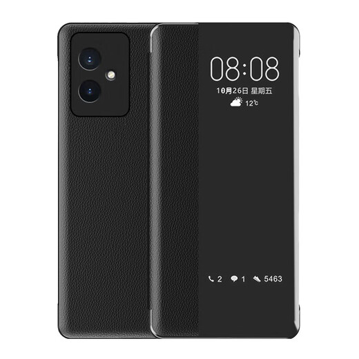 
Yise Master Suitable for HONOR Honor 100 Mobile Case Flip-Flat Business Men's Transparent Women's Lens Fully-inclusive Silicone Anti-fall Case [Blue]-Full Film Honor 100