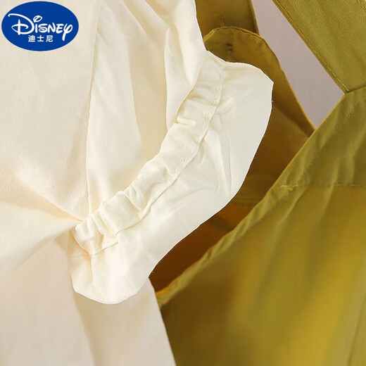 迪士尼（Disney）女童夏季套装背带裤打底衫可爱休闲宽松女孩薄款女宝宝夏款两件套 果果套装 绿色- 73 cm