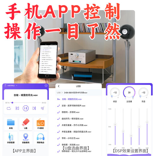 GLIYMEUS Bluetooth 5.3 fever receiver hifi decoder USB disk lossless resurrection old amplifier TV coaxial