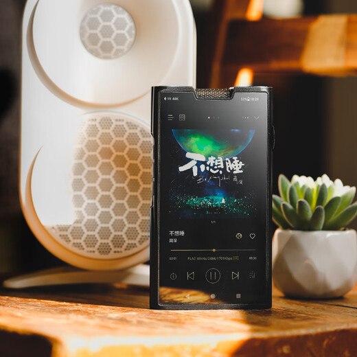 SHANLING M8T tube portable HIFI player MP3 walkman lossless fever Bluetooth touch screen music player M8T black (comes with original leather case)