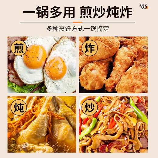 Zhang Sanfeng Zhangqiu wok iron pot uncoated household wok not easy to stick round bottom old-fashioned forged wrought iron pot 32cm