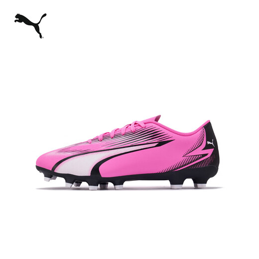 PUMA FG/AG Long Spike Light Training Football Shoes Men's Autumn Natural Turf Spikes ULTRA107763 Pink-White-Black-01 43