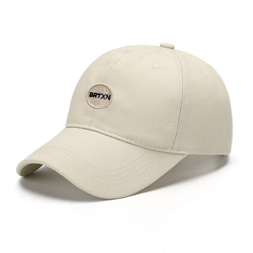 Hat men's baseball cap women's peaked cap four-season sports outdoor leisure fishing visor sun hat beige