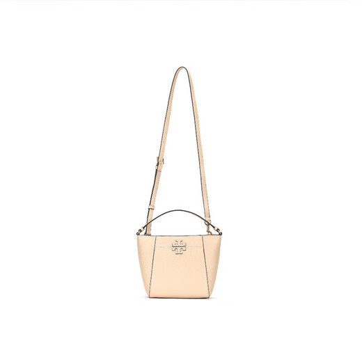 Tory Burch TB Bolsa para mujeres McGraw Pequeño bolso de balde Hebilla magnética abierta y cerrada Single Shoulfodal Bag Bolso bolso bolso de mano para novia 74956 Cheese White 724