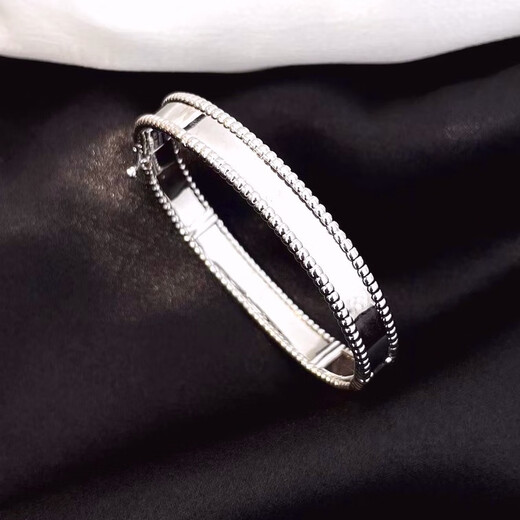 Fujiu personalized signature rose gold bracelet for women 925 silver K gold plated fashion bracelet Korean version Internet celebrity creative girl best friend student silver 17