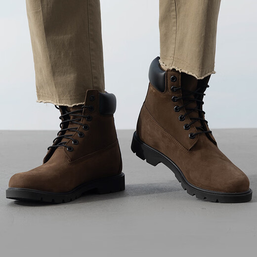 添柏岚（Timberland）男鞋马丁靴春季户外徒步登山鞋抓地耐磨工装复古英伦高帮靴A64YN 深棕色A64YN968 44 (280mm)