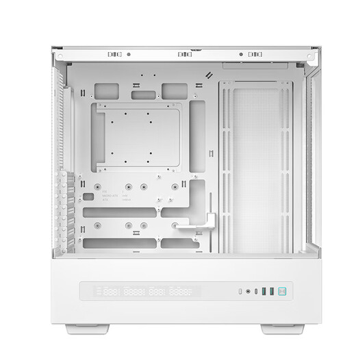 Jiuzhou Fengshen (DEEPCOOL) CH690 digital display computer chassis desktop main box (intelligent module digital display/ATX chassis/three-dimensional air duct/360 cold radiator/magnetic dustproof net) CH690 digital display white