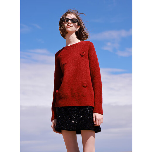 Sancai 2025 Spring New Retro High Waist Skirt Velvet Sequin Skirt Small A Skirt Slim Women