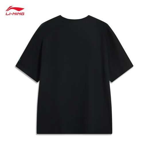 И ту же футболка молодежной группы Li Ning Times для молодежной группы для мужской летней новой модной и крутой повседневной и универсальной спортивной вершины AHSV683