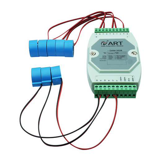 Ling Yuxun Customized Taiduo 08.03.16 DAM3528 Wechselstromdetektionsmodul Sender 485Modbus RTU 3-Kanal-Stromerfassung-Dam3523 (mit 3 gegenseitigen Induktionen, 5 mm geschlossene Ports unter 10A