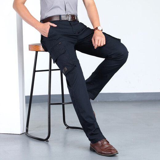 Pantalon de travail Jeep / Jeep Pantalon Multi-poche Multi-Pocket Pantalon Men de coton mince et pantalon multi-poche en extérieur de coton mince et d'hiver