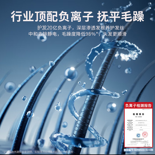 Dr. Flash Dong Yuhui recommends high-speed hair dryer for home use, silent negative ion high-power hair dryer, constant temperature, non-harming hair dryer, quick-drying hair care, super high power, minimalist gray gift box | including wall mount, single nozzle set