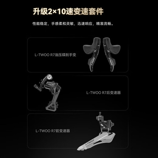 Xidesheng (XDS) [Wu Lei Recomendado] Bike de carretera AD300 Carril de 18 velocidades Fitness Sports Road Bike 25 White Snake-El envío de vehículos enteros 480 mm