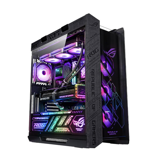 ASUS ROG family bucket Sun God RTX5090D/5080 R7 9800X3D Night God E-sports game live broadcast desktop computer host DIY assembly machine AI design complete machine R7 9800X3D+RTX5070TI | Three