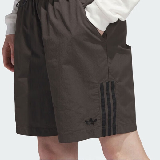 Adidas Clover Shorts Men's Pants Women's Pants Summer New Style Neutral Sport Pants Loose Casual Crop Pants IB5044 IB5044 Dark Olive Green XS