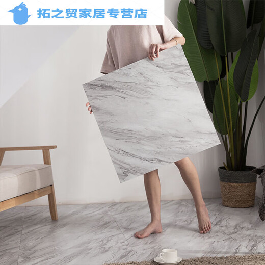 山头林村PV自粘贴纸水泥地直接铺加厚耐磨水自贴仿地砖翻新改造 6627 60*60m 1片