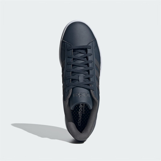 阿迪达斯 （adidas）男女鞋情侣运动板鞋新款 GRAND COURT 2.0 缓冲轻量透气低帮鞋 墨蓝色/IG9226 36.5