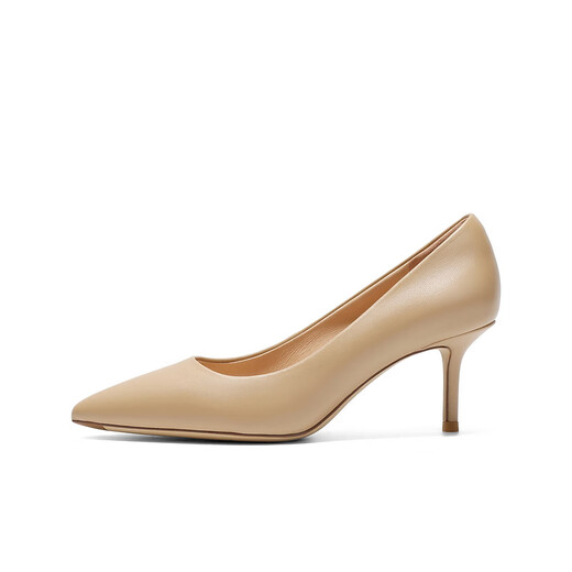 Belle 92 Serie Elegante Single -Schuhe für Frauen 2025 Neues Banketttemperament High Heels 3y6b2Aq5 Aprikosenfarbe 38