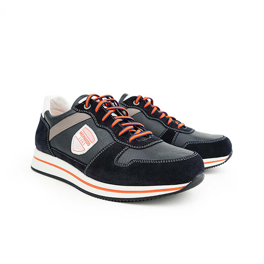 Ma Feishitu (Mephisto) importierte Top -Layer -Kuhlatten -Herrenschuhe Gummi -Sohle -Sneaker mit echtem Leder Casual Leder Casual Schuhe Greg 9855/6145/6105/4830 (Naru Qing) 39