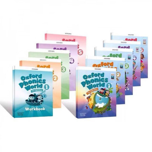 
New version of Oxford Natural Spelling Textbook OxfordPhonicsWorld Level 12345 All 10 books are free to match. Click-through version 12345 Textbook + Exercise Book [High quality audio and video