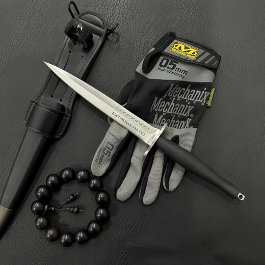 
Extreme Force Commando Outdoor Sergeant Tactical Double-Edge Straight Knife High Hardness N690 Steel Outdoor Portable Survival Knife Extreme Force FS Commando Double-Edge Steel Knife 29cm-less than 60 [Givea Tactical Knife Set]