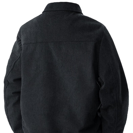 Cat Man Jacket Men's Spring and Autumn Jacket Corduroy Casual Lapel Lapel Trendy Workwear Top for Middle-aged and Young People Brown XL