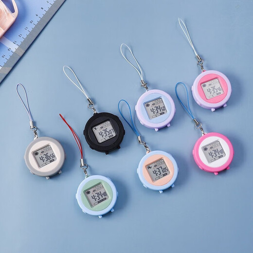 Clock Wall Watch Mini Wall Watch Portable Student Electronic Watch Work Study Exam Clock Timetable Silent Luminous Watch Jingdong Express Upgraded Luminous + Lanyard Model