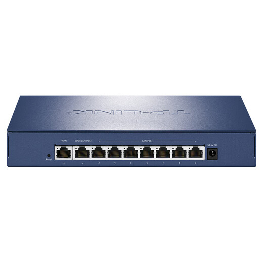 普联（TP-LINK）2.5G PoE·AC一体化路由器 多WAN口双核 企业级VPN路由器 TL-R5009PE-AC 9口2.5G/115W