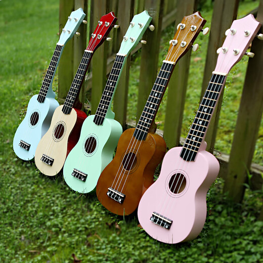 
Yingtang color 21 inch 23 inch ukulele ukulele beginner Uklili children's mini guitar Pink ukulele + backpack 21 inch
