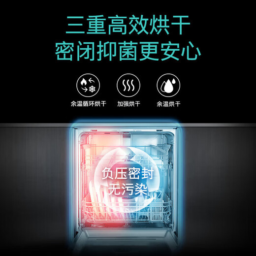 SIEMENS maternal and child-grade enhanced sterilization 12 sets of built-in dishwashers SJ636X03JC for home use Six programs to enhance sterilization Triple enhanced drying Patented smart investment 12 sets of dishwashers + SZ06AXCFI (black door panel)