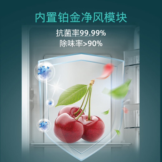 SIEMENS precision-controlled Hengxian 637L side-by-side refrigerator, intelligent dynamic constant temperature, ultra-large capacity, first-class energy efficiency, Huyunlan KT99V1356C, national subsidy