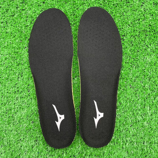 Angepasst an Mizuno Sports Einlegesohlen Laufschuhe, Fußballvolleyball Badminton Tischtennis Latexpolster, Schwarz (1 Paarpaket) Größe 39