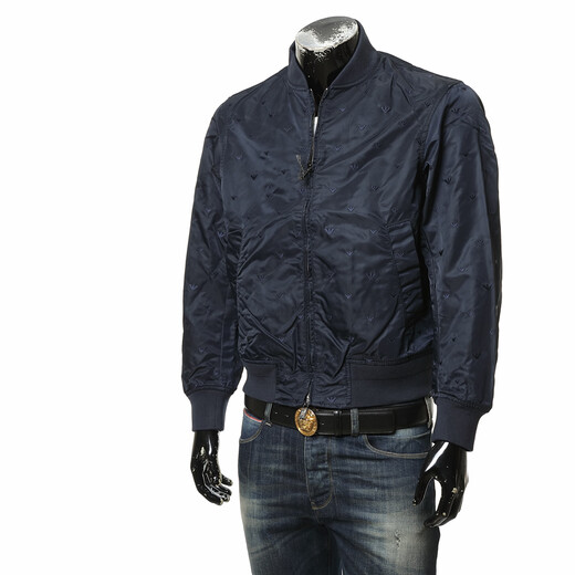 ARMANI/ARMANI EA Sticked Eagle Label Männer Mode warme Baumwolljacke EM00244 AF15344 KHAKI U6167 3XL (56)