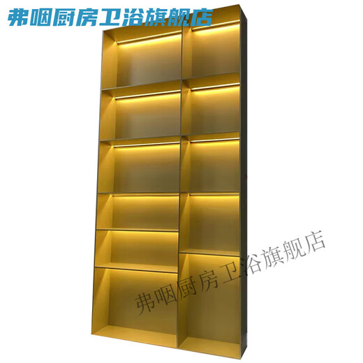 Vinoa personnalisé en acier inoxydable meuble TV et armoire à vin fond décoratif applique murale de luxe salon niche intégré 85 pouces 1155*2960*150E style