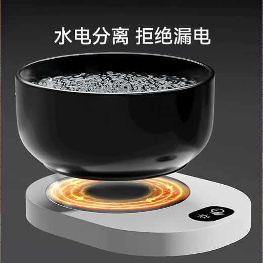 欧曼丽莎恒温猫咪饮水机宠物加热水碗酸奶机喝水恒温水碗加热猫碗狗喝水器 三档可调节和风碗380ml(通过质检)