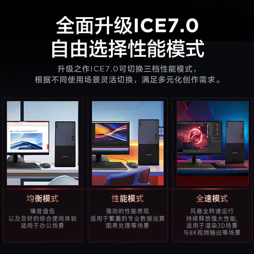 联想ThinkCentre P900c设计师游戏台式电脑主机(酷睿14代i7-14700F RTX4060Ti 32GDDR5 1T)国家补贴20%