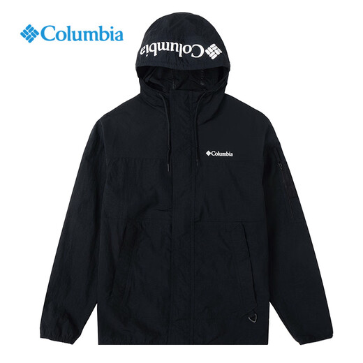 Columbia Columbia Veste masculine 2025 printemps Nouvelle veste de randonnée hydrofuge de sport extérieure WE4839 011 / Black XL / 185