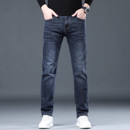 Jeep Spirit Brand Jeans Men's Spring y Autumn New Slim Slim Straight Men's Pantal