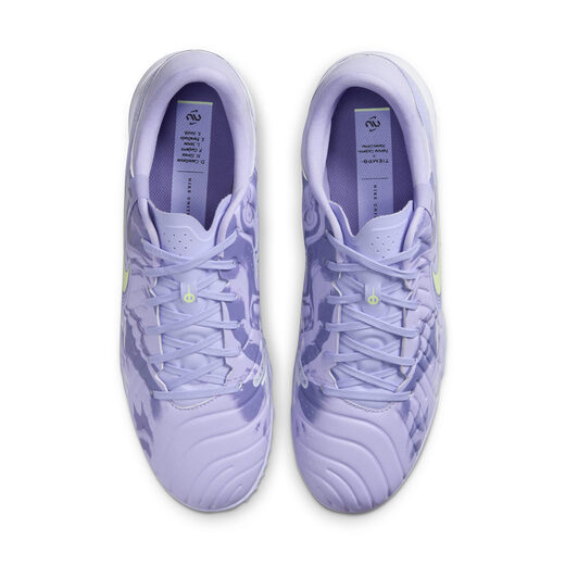 Nike (Nike) Offizielle Legendserie Tiempo Legende 10 TF Herren Fußballschuhe HF1591 500 Achat lila/leicht gelb Grün 44,5