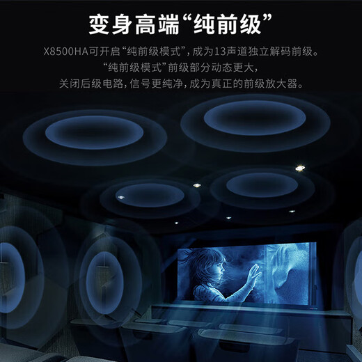 
Tianlong (DENON) [National Subsidy] AVC-X8500HA Audio amplifier speaker 13.2 Panoramic Atmos 8K Home Theater AV power amplifier pre-level decoder imported from Japan