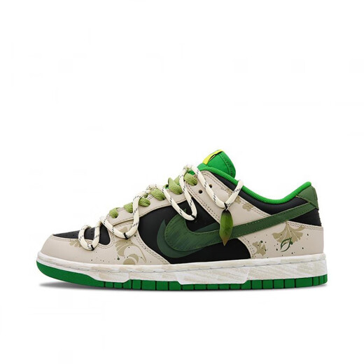 耐克（NIKE）定制球鞋  dunk 休闲日记 做旧高街 复古美式 板鞋DV0831-104 DD1391-101/CW1590-102 小绿警 40.5