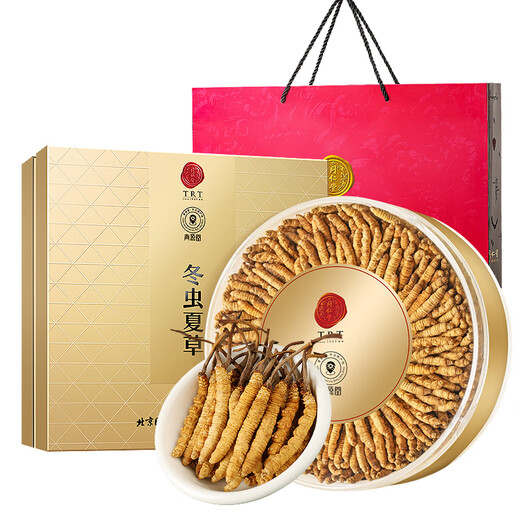 
Tongrentang brand Cordyceps sinensis 5 pieces/g100g about 500 gift boxes for high-end nutritional tonics for the elderly Beijing