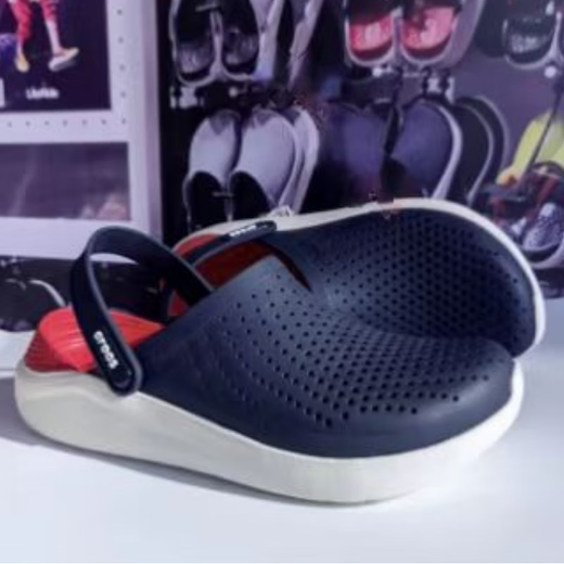 Crocs Crocs Men's Shoes Crocs LiteRide Women's Shoes Anti-Slip Beach Shoes Thick-Soled Sandals Men's and Women's Sports Shoes Black 43-44 M10