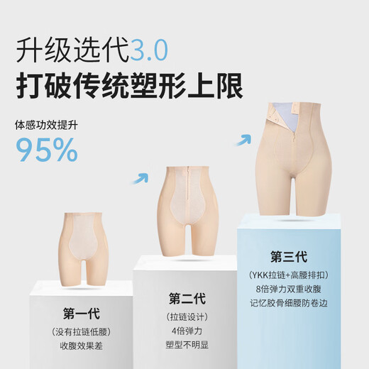 Tingmei Pantalones de elevación de la cadera con forma de cuerpo de cintura alta para mujeres Fuerte Bandeo del vientre Postparto con forma de cintura Bragas de elevación de la cadera L Black L