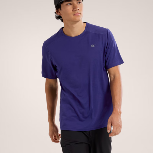 
Archaeopteryx (ARC'TERYX) Men's Cormac Moisture Wound Quick Dry Short-Sleeve T-Shirt X9718 Dynasty Heather XL